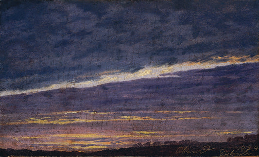 Ciel nuageux du soir - Caspar David Friedrich