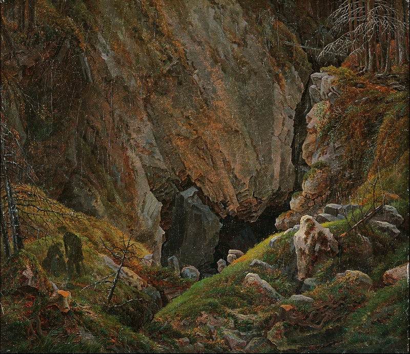 Gorge in the Hartz - Caspar David Friedrich