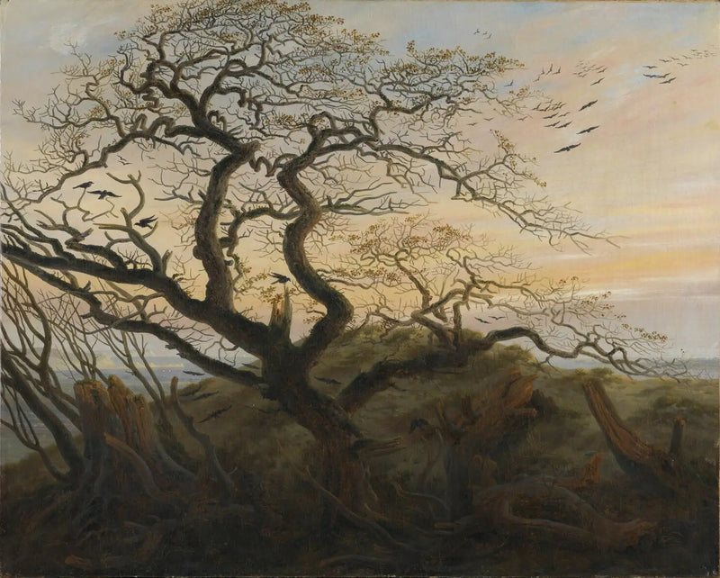 Crows on a Tree - Caspar David Friedrich