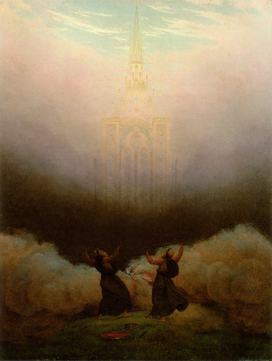 Vision de l'Église chrétienne - Caspar David Friedrich
