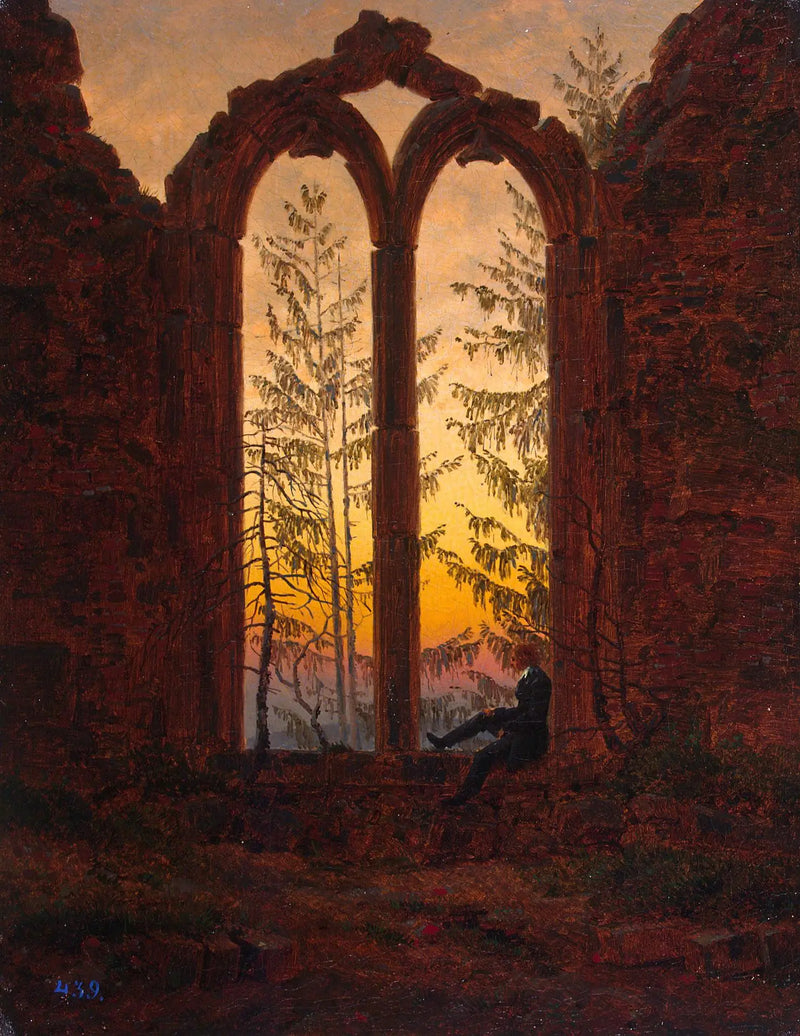 ruins of the Oybin Monastery - Caspar David Friedrich