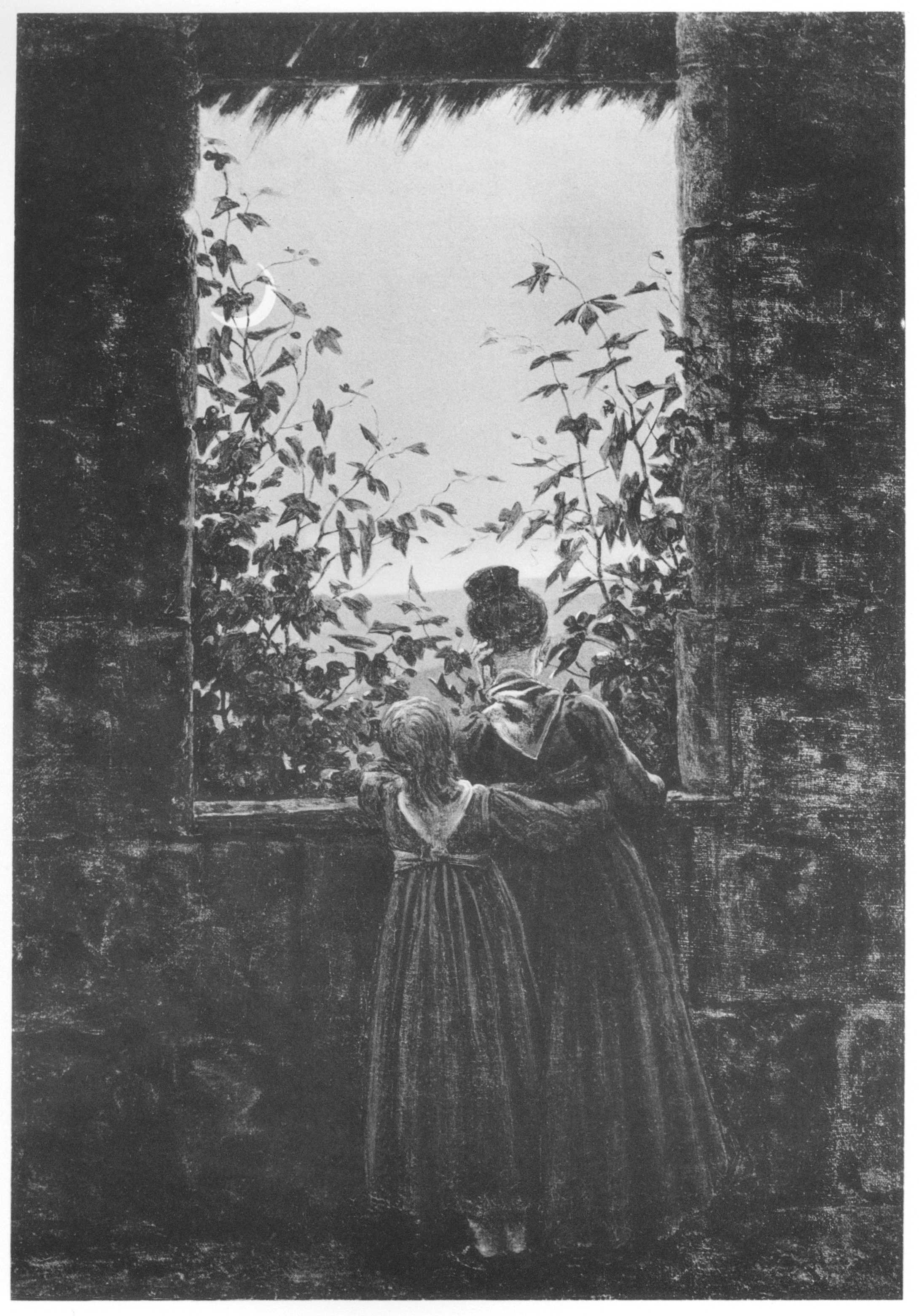 Reproduction du tableau « Heure du soir - Caspar David Friedrich » par Alpha Reproduction en peinture à l’huile