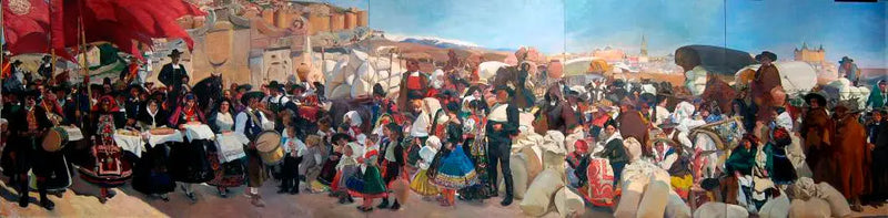 Castile, the Festival of Bread - Joaquín Sorolla