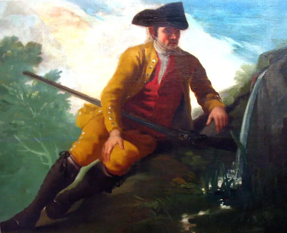 Reproduction du tableau « Chasseur à une source - Francisco de Goya » par Alpha Reproduction en peinture à l’huile