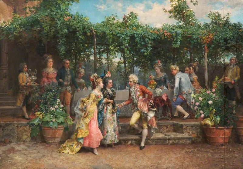 A Garden Party - Cesare Augusto Detti