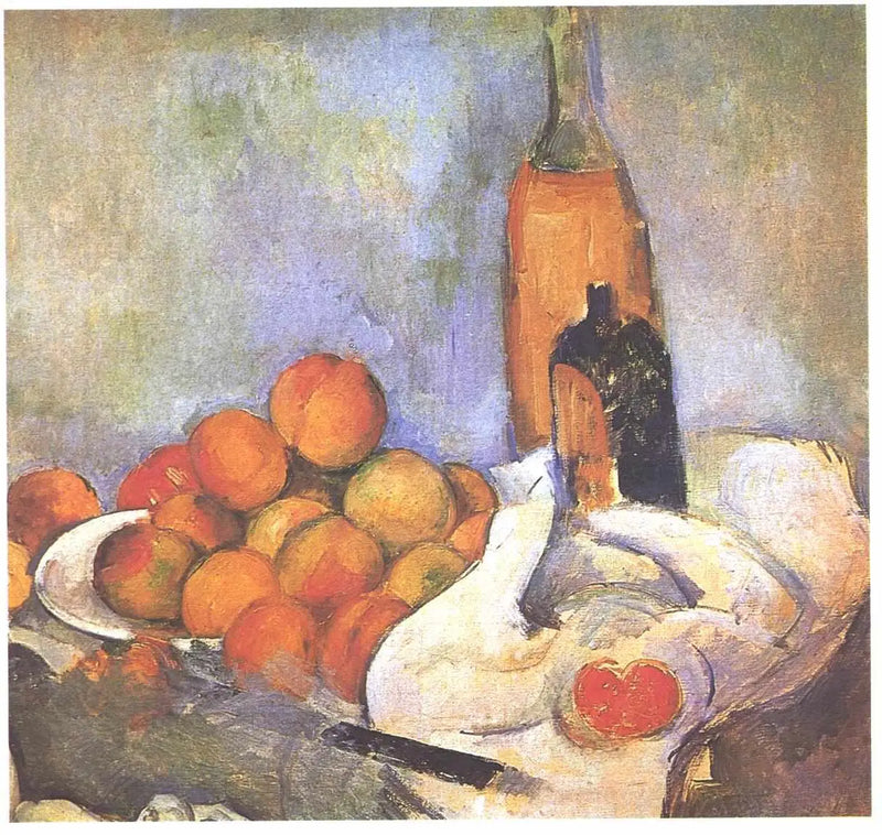 Bottles and Peaches - Paul Cézanne