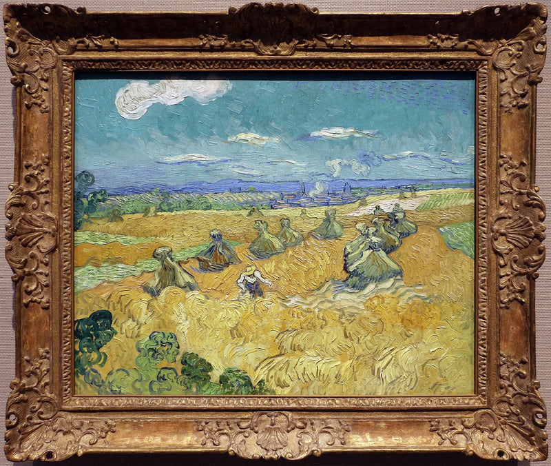 Wheat Field with Sheaves and Reaper - Vincent van Gogh