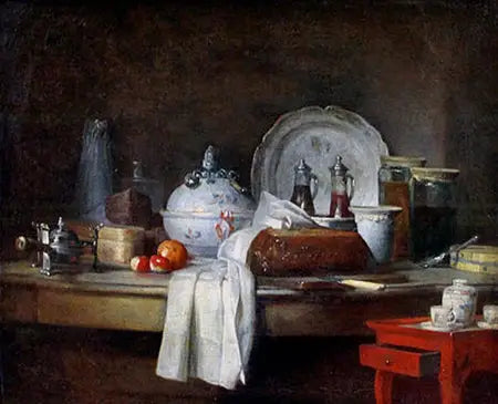 The side table - Jean Siméon Chardin