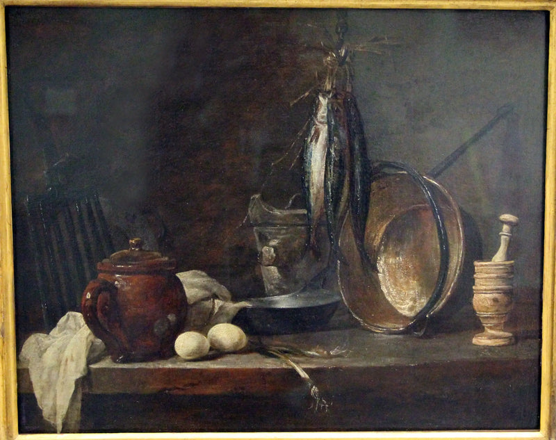 Menu de maigre and Kitchen utensils - Jean Siméon Chardin
