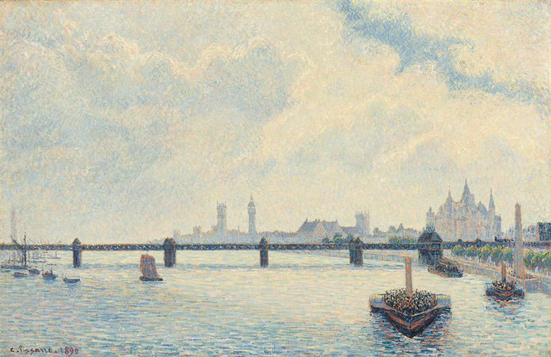 Charing Cross Bridge, London - Camille Pissarro