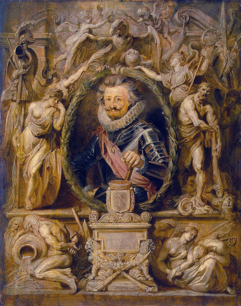 Portrait of Charles de Longueval - Peter Paul Rubens