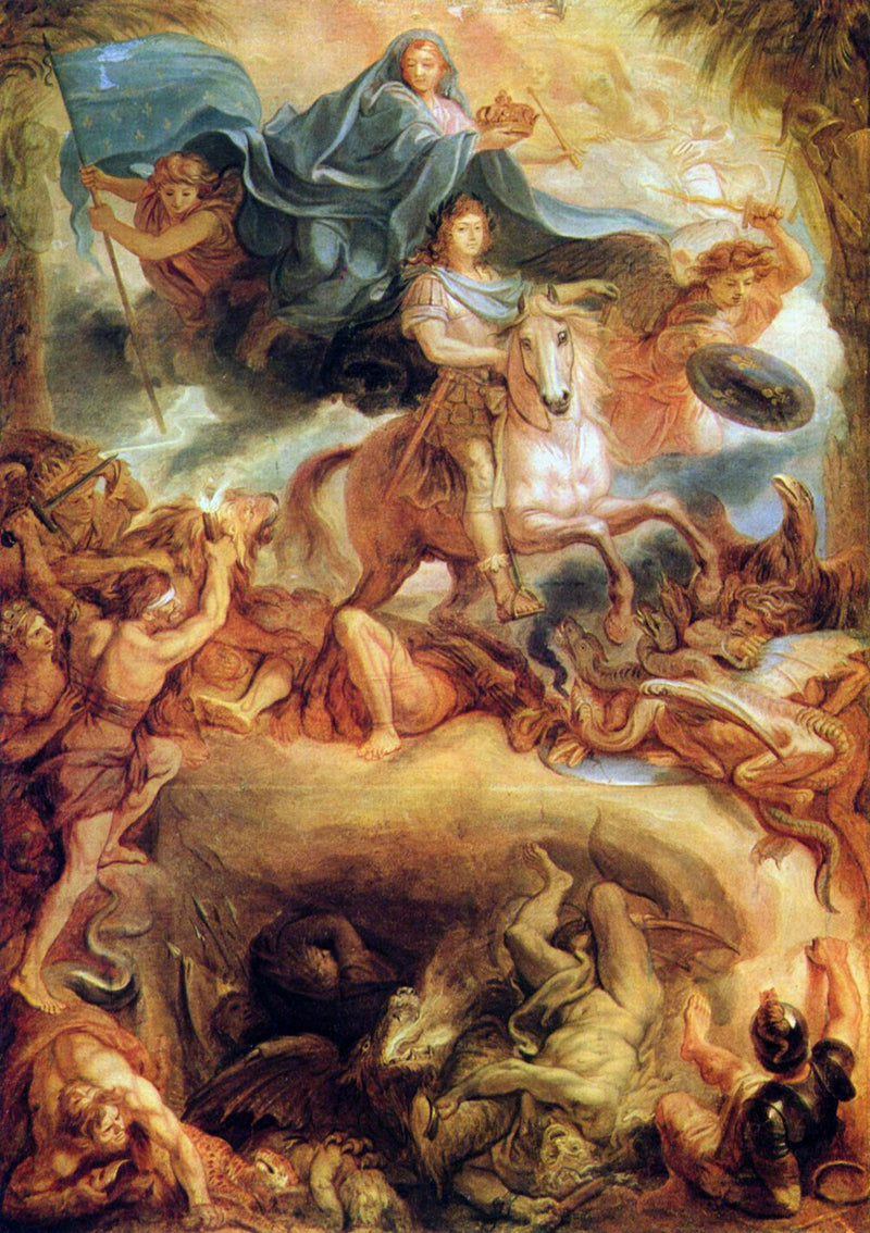 L'apothéose de Louis XIV - Charles Le Brun