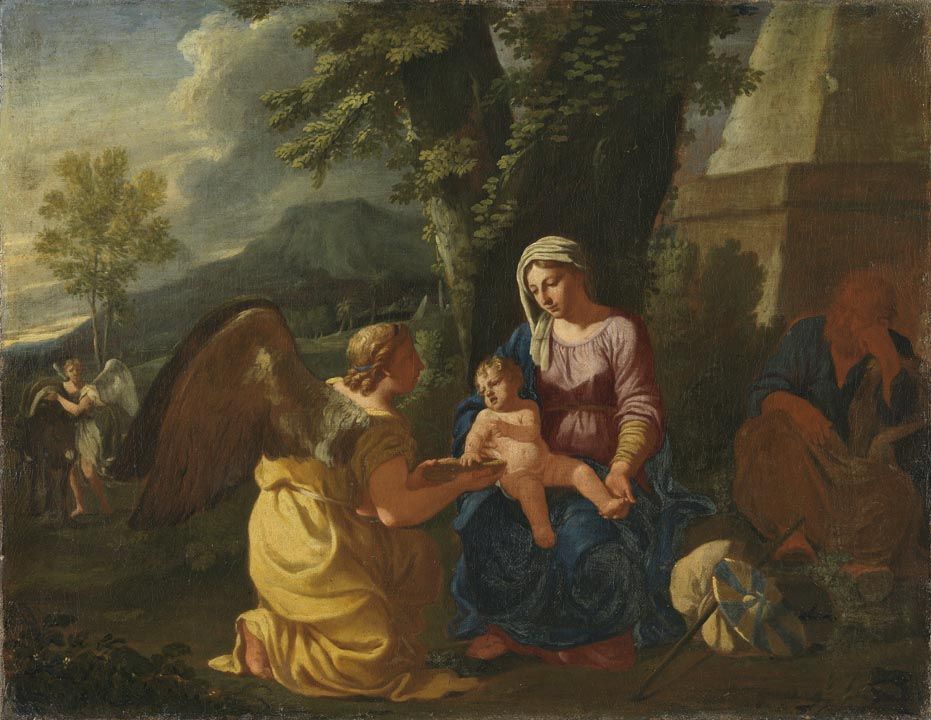 The Flight into Egypt - Charles Poerson