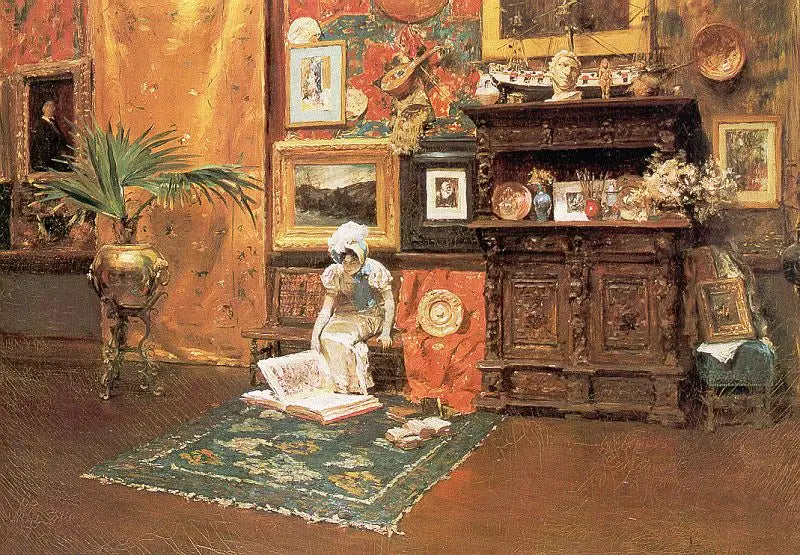 Interior of a Studio - William Merritt Chase