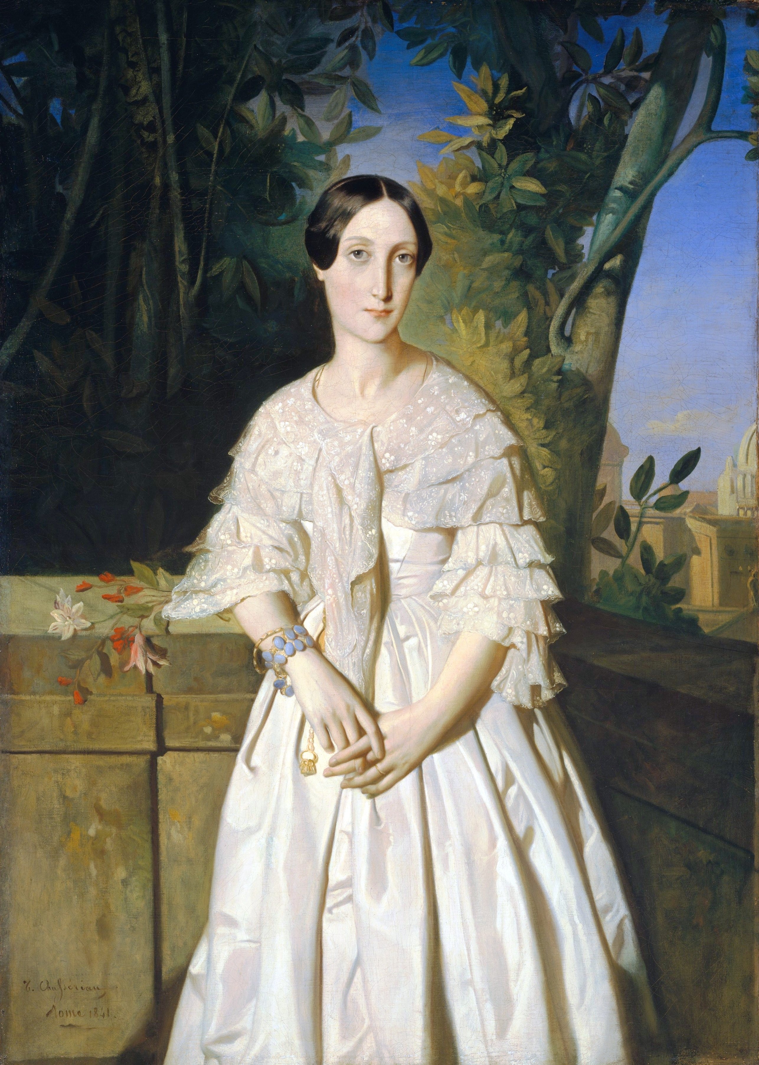 Comtesse de La Tour-Maubourg (Marie-Louise-Charlotte-Gabrielle Thomas de Pange) - Théodore Chassériau