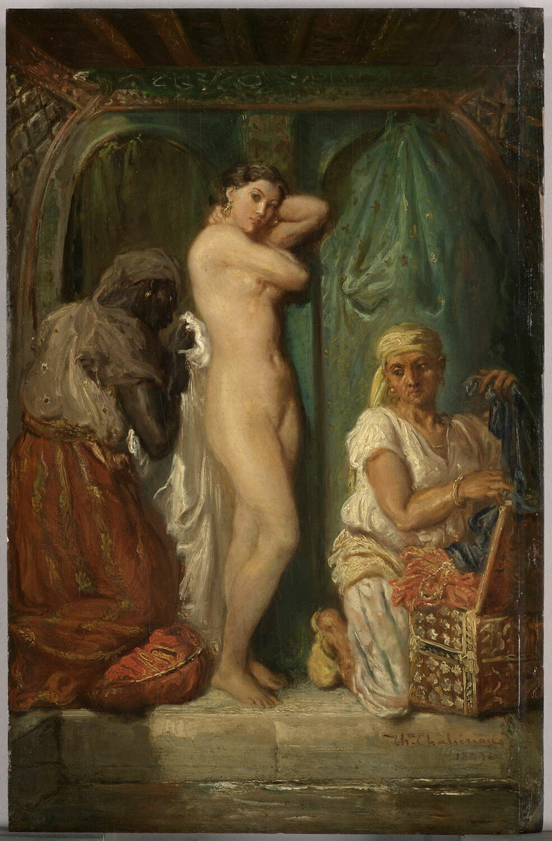 A Bath at the Serail - Théodore Chassériau