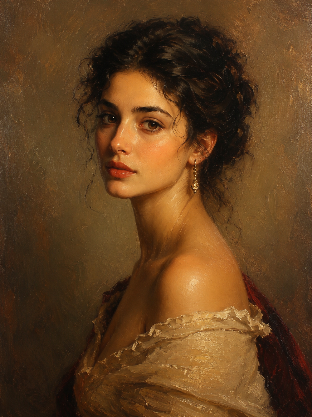 🎨 Customizable Portrait Painting 1 Person – Unique Oil Painting