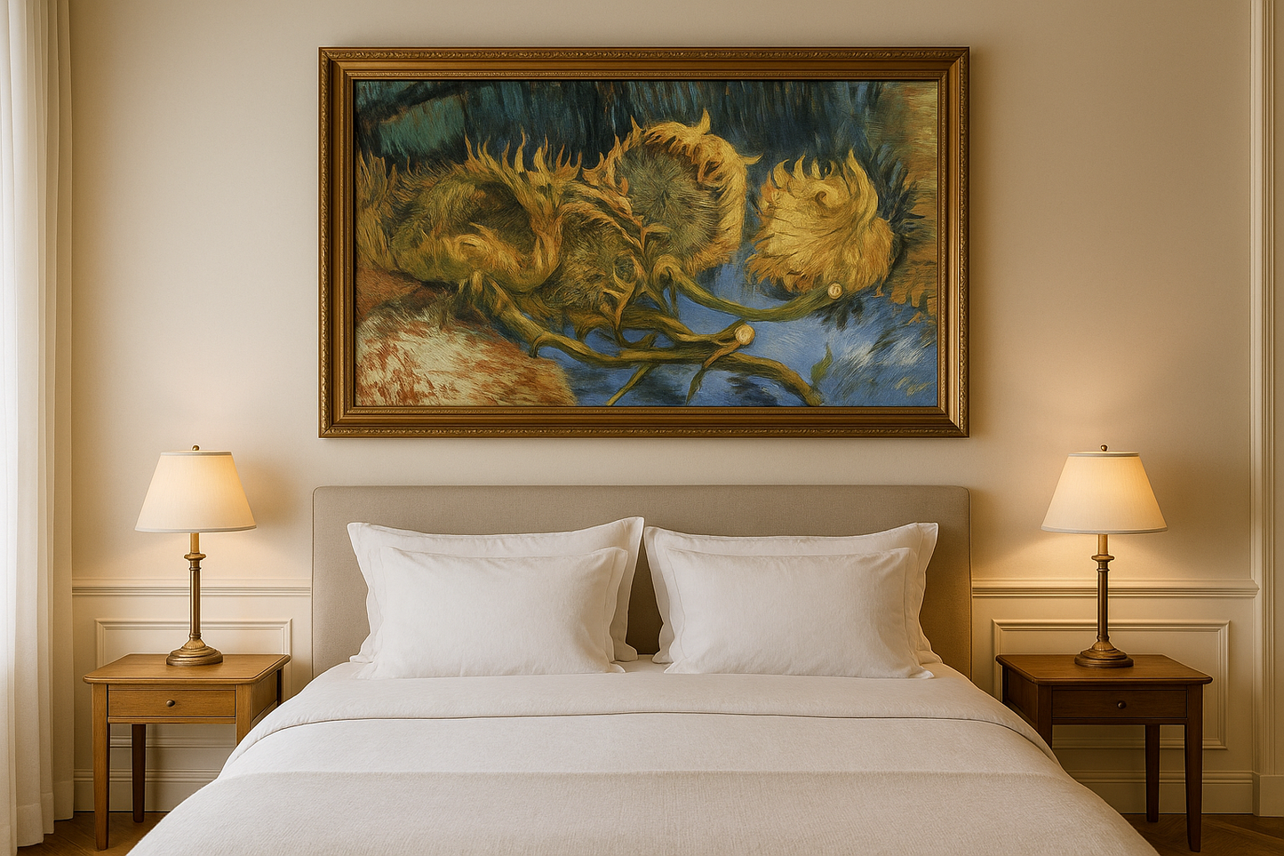 🌻 Four Faded Sunflowers – Vincent van Gogh (1887)