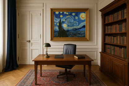 🌌 The Starry Night – Vincent van Gogh (1889)