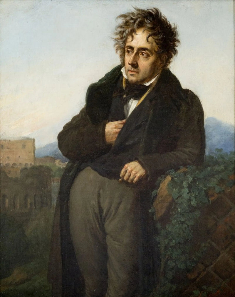 Portrait of François-René de Chateaubriand - Anne-Louis Girodet