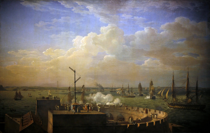 Cherbourg Harbor - Louis-Philippe Crépin