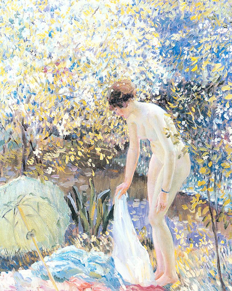 Cerisiers en fleurs – Frederick Carl Frieseke