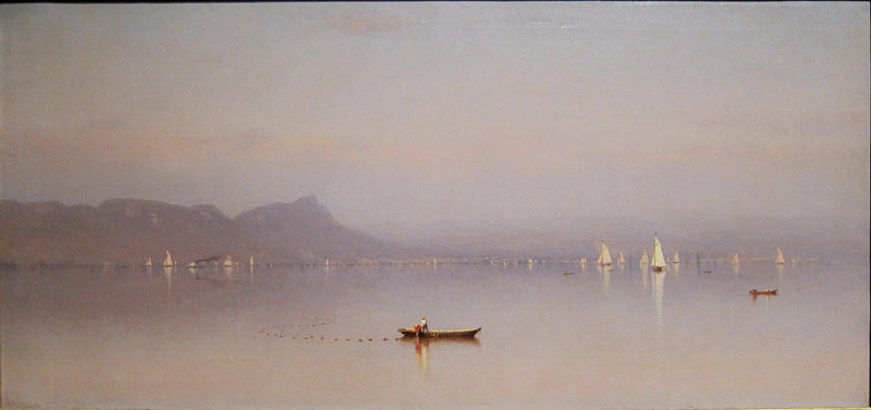 Morning in the Hudson, Haverstraw Bay - Sanford Robinson Gifford