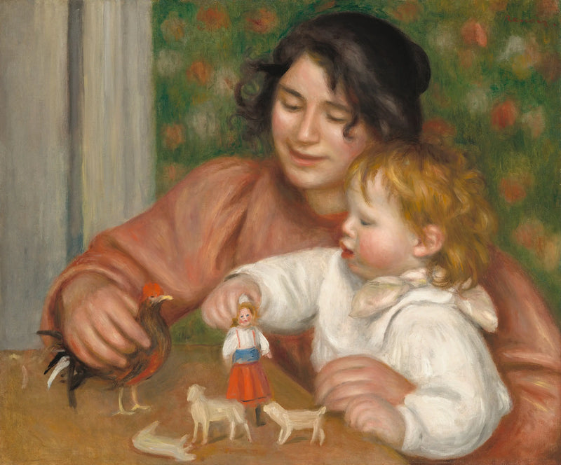 Child with Toys - Gabrielle and the Artist's Son, Jean - Pierre-Auguste Renoir