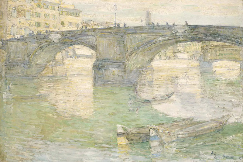 Santa Trinità Bridge - Childe Hassam