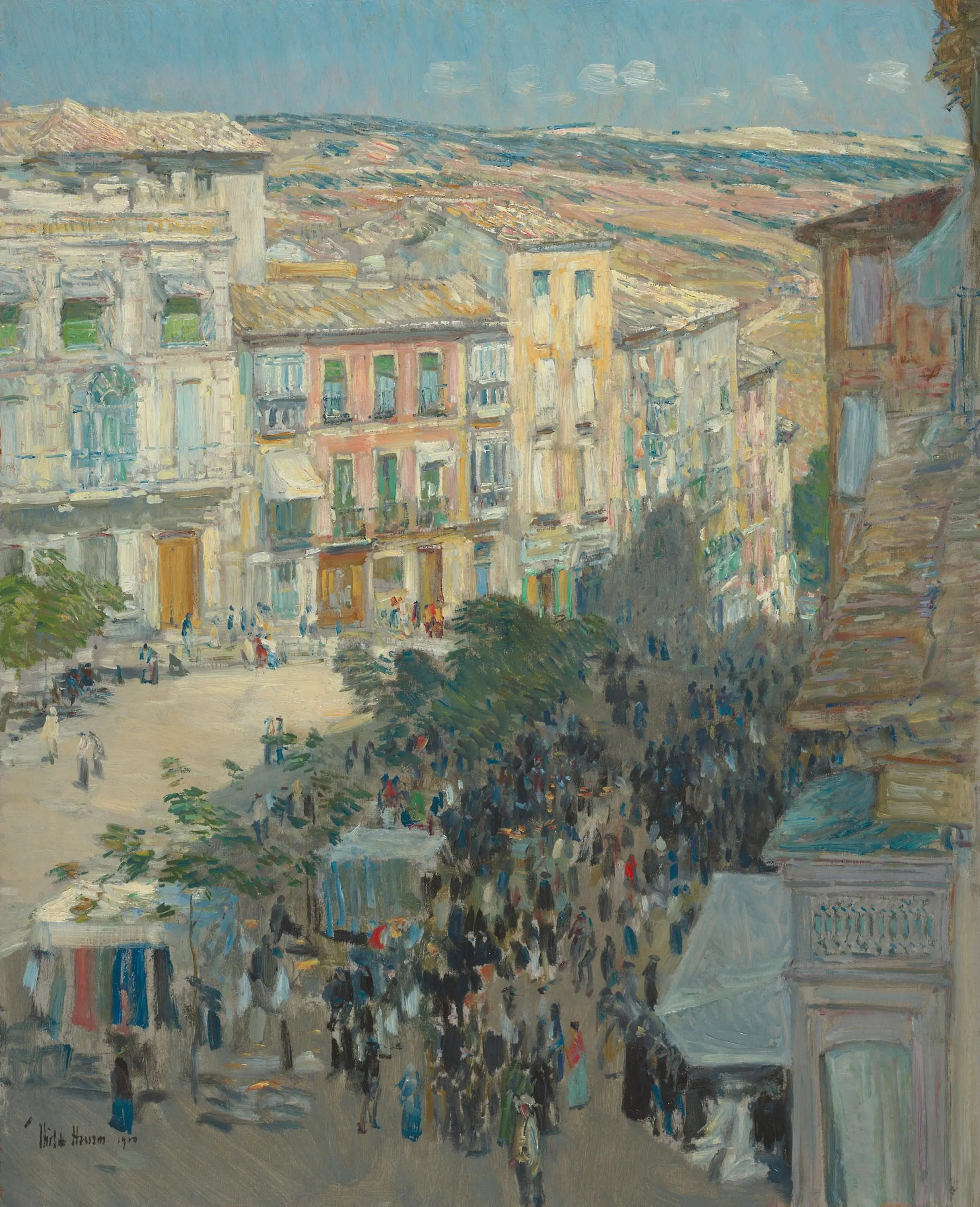 El Zocodover Tolède Espagne - Childe Hassam - Alpha Reproduction
