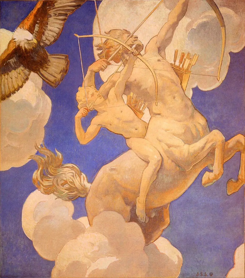 Chiron and Achilles - John Singer Sargent