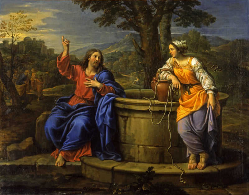 Christ and the Samaritan Woman - Pierre Mignard