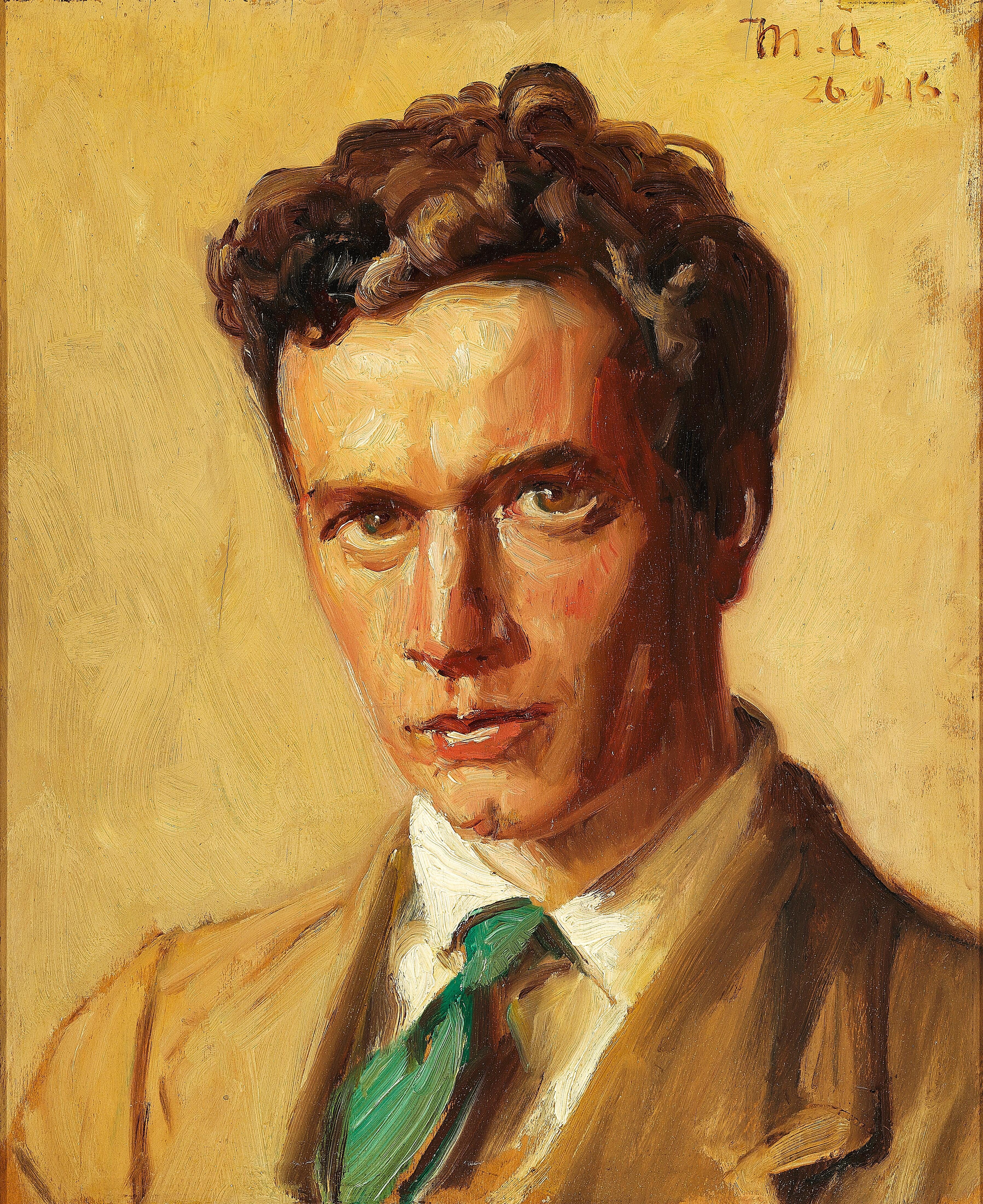 Portrait of the goldsmith Chr. Fjerdingstad, Skagen. -Michael Peter Ancher