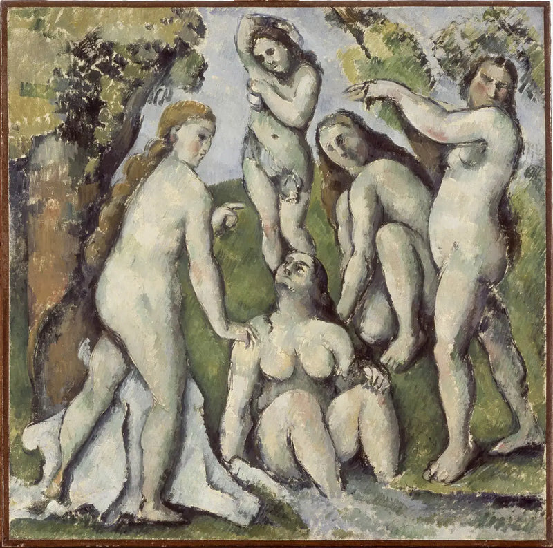 Five Bathers - Paul Cézanne