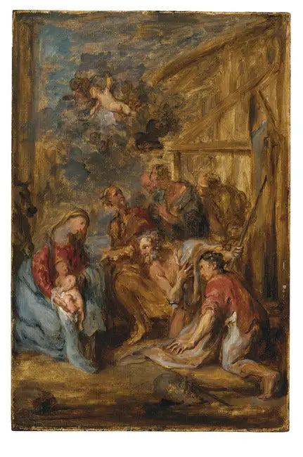 The Adoration of the Shepherds, after 1630 - Antoine van Dyck
