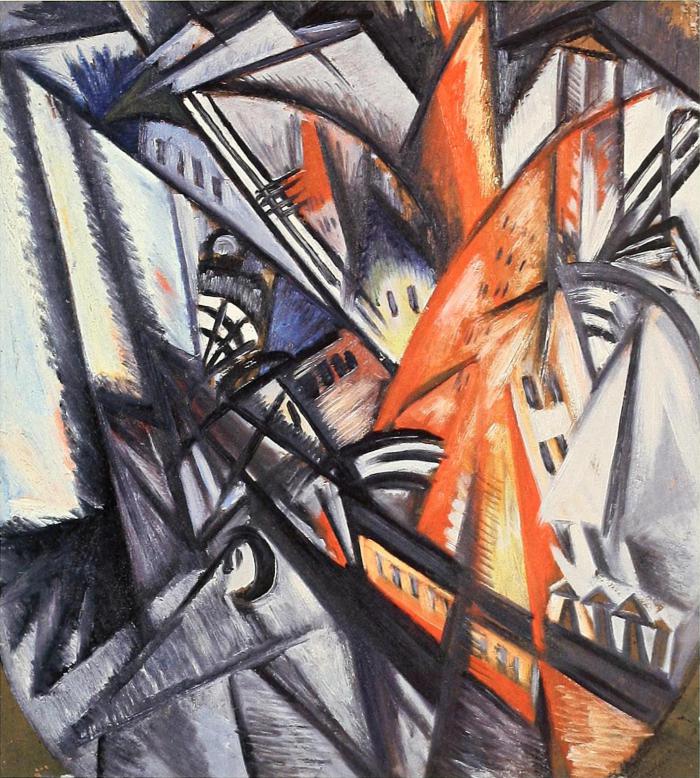 paysage urbain - Olga Rozanova