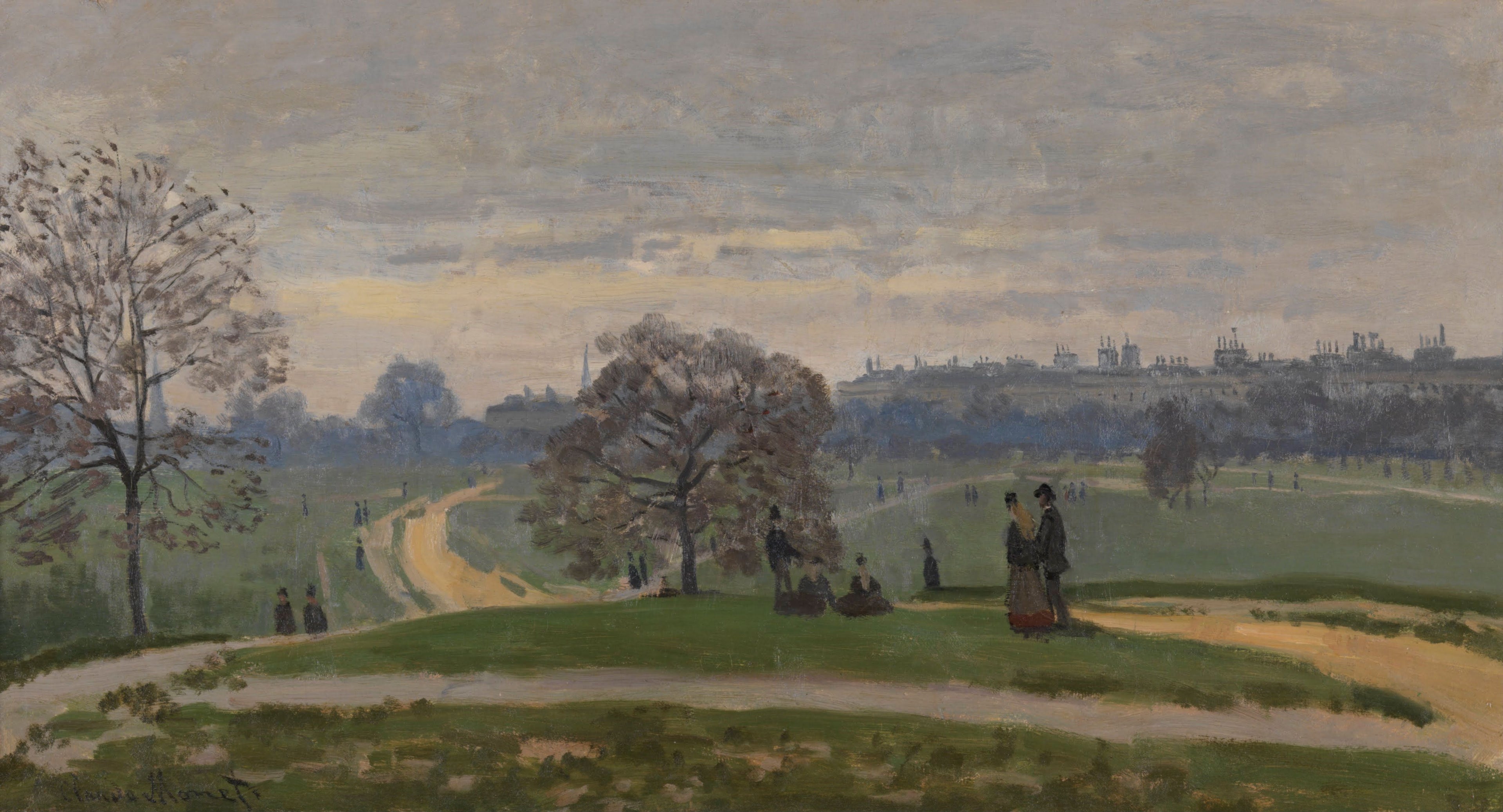 Reproduction du tableau « Hyde Park, Londres - Claude Monet » par Alpha Reproduction en peinture à l’huile