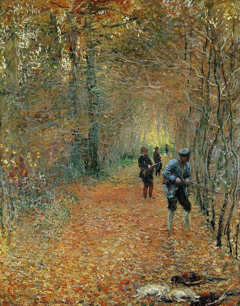 "The Hunt" – Claude Monet (1876)
