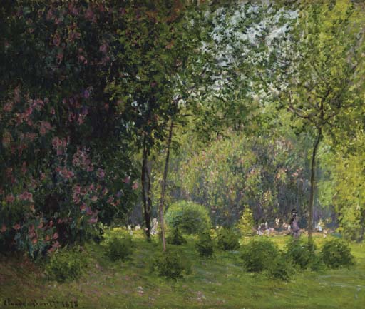 Reproduction du tableau « Le Parc Monceau - Claude Monet » par Alpha Reproduction en peinture à l’huile