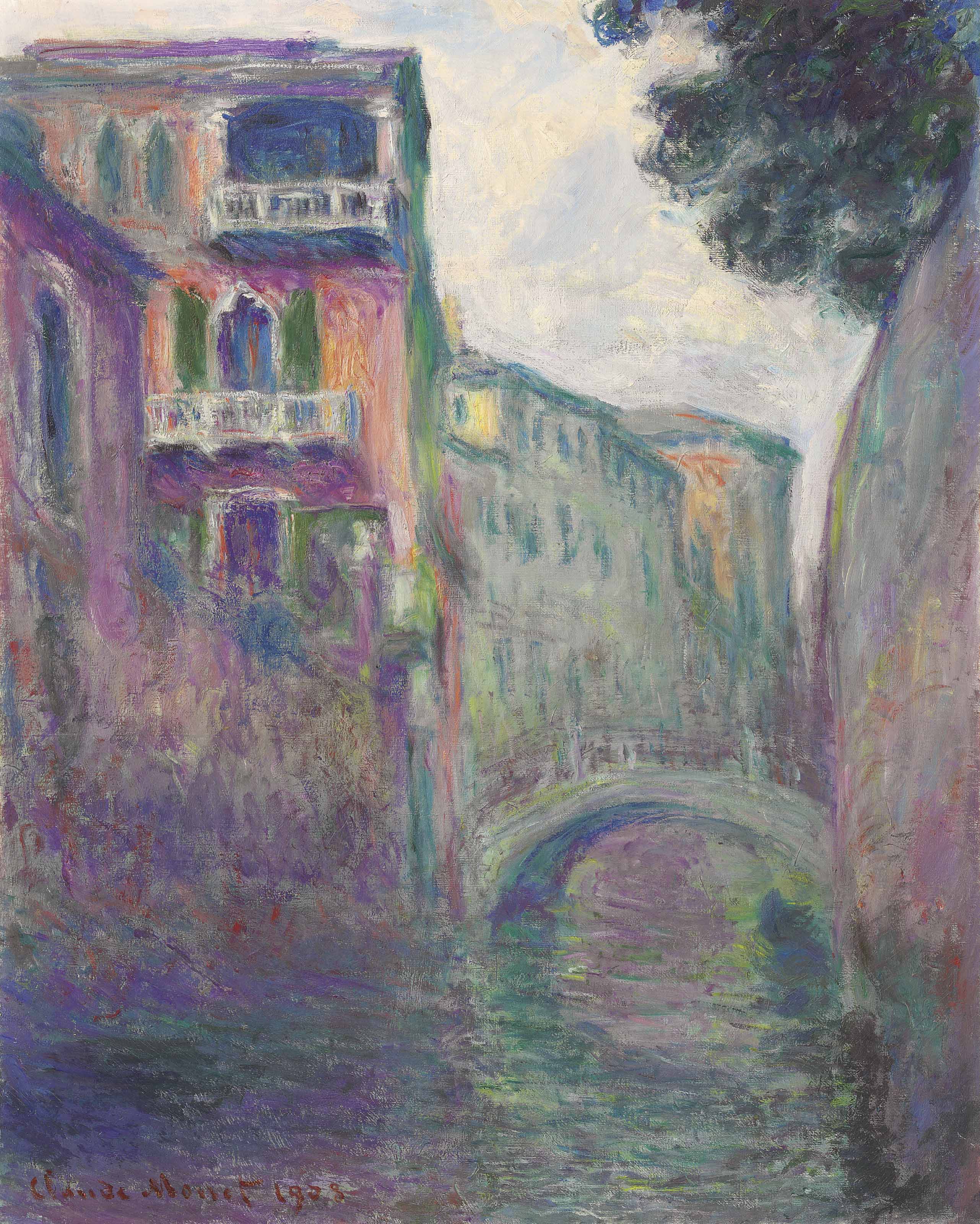 Reproduction du tableau « Le Rio de la Salute - Claude Monet » par Alpha Reproduction en peinture à l’huile