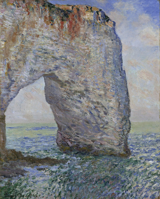 🌊 The Manneporte near Étretat – Claude Monet (circa 1883–1886
