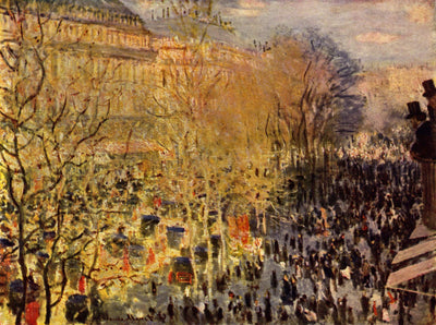 The Boulevard des Capucines - Claude Monet