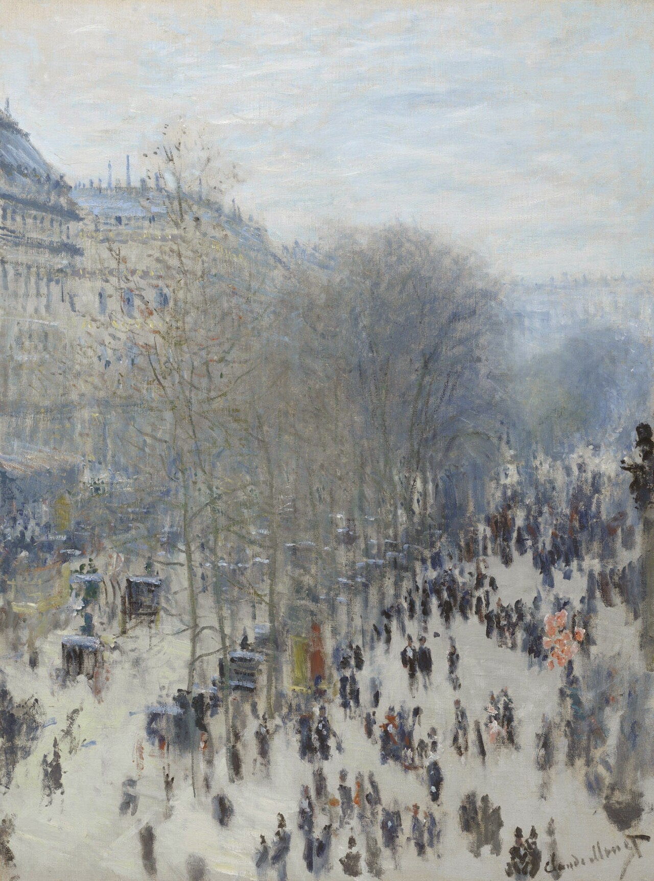 Boulevard des Capucines - Monet painting