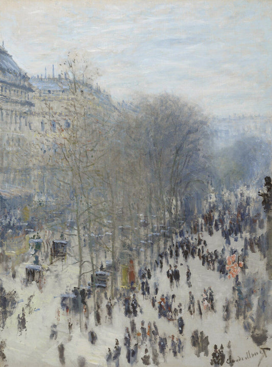 Boulevard des Capucines - Monet painting