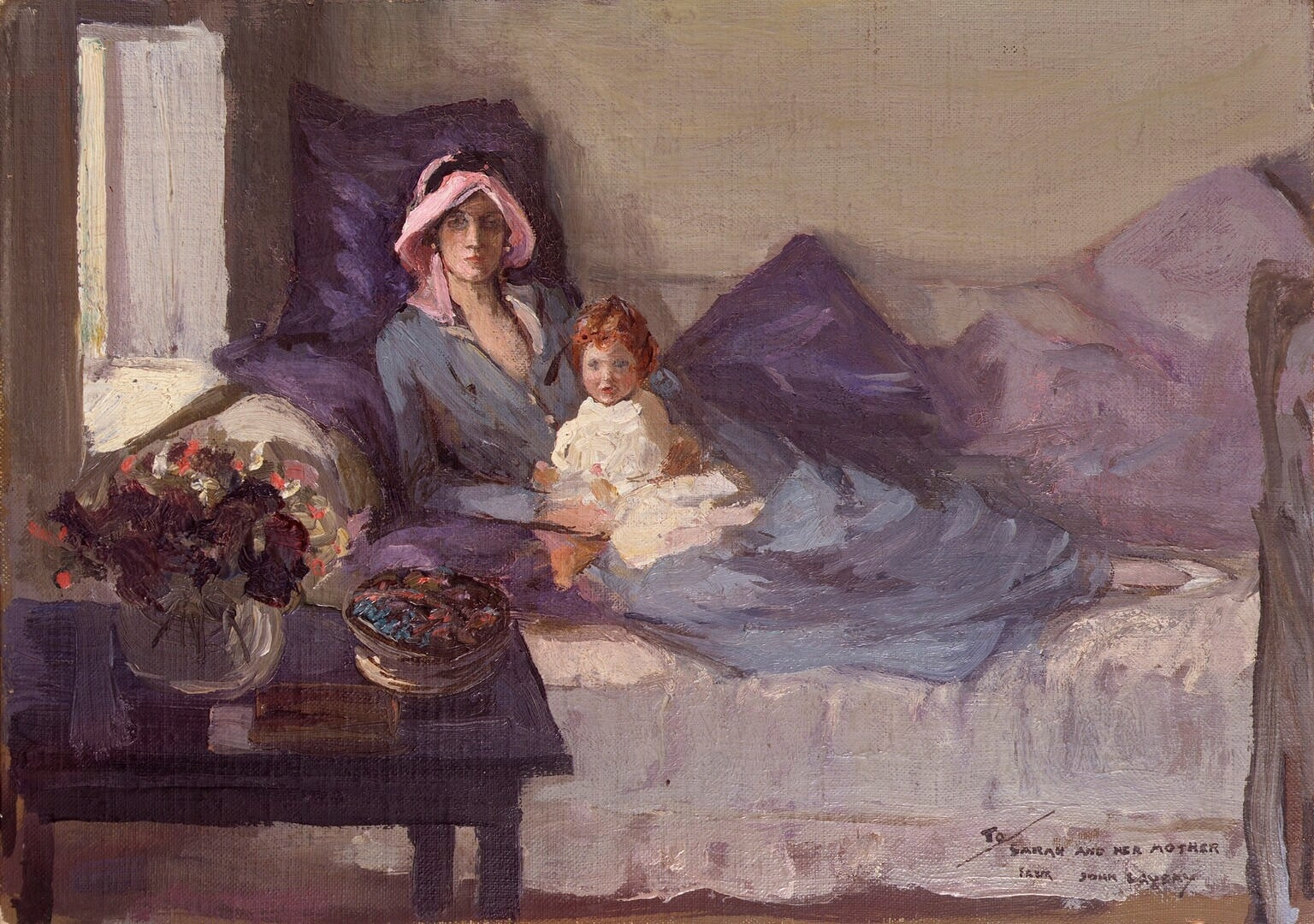 Clementine Ogilvy Spencer-Churchill (née Hozier), Baroness Spencer-Churchill; Sarah Churchill - John Lavery