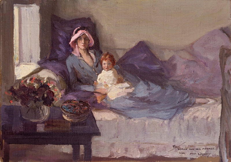 Clementine Ogilvy Spencer-Churchill (née Hozier), Baroness Spencer-Churchill; Sarah Churchill - John Lavery