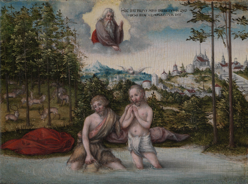 The Baptism of Christ - Lucas Cranach the Elder