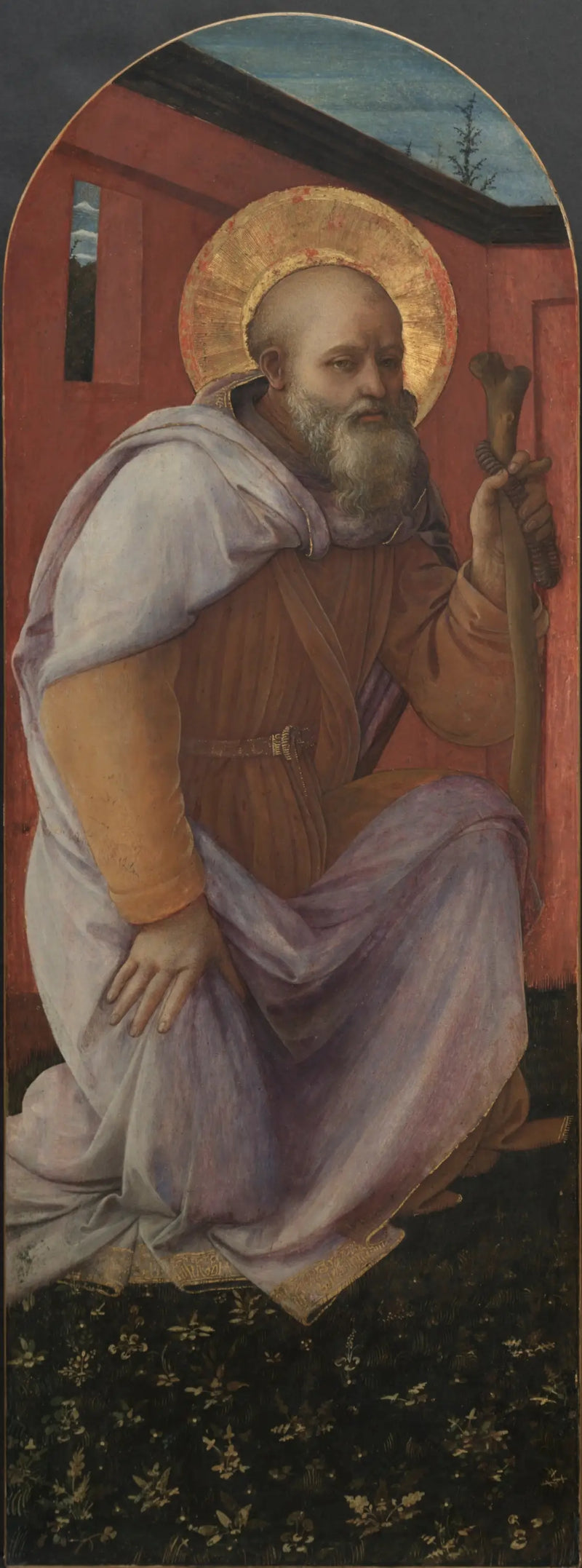 Panel from a Triptych: Saint Anthony Abbot - Fra Filippo Lippi