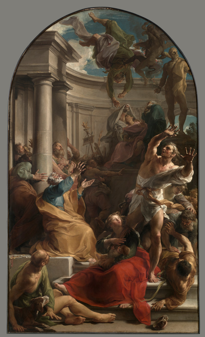 The Fall of Simon Magus - Pompeo Batoni