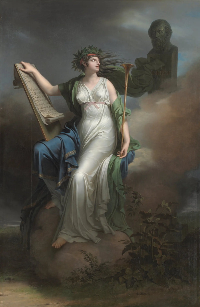 Calliope, muse presiding over the epic poem - Charles Meynier